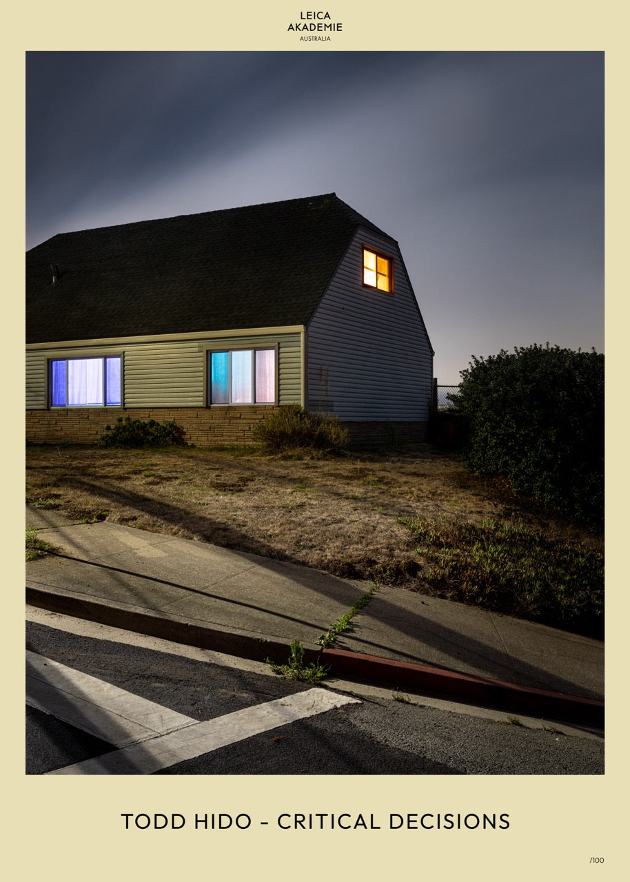 Todd Hido Critical Decisions Poster